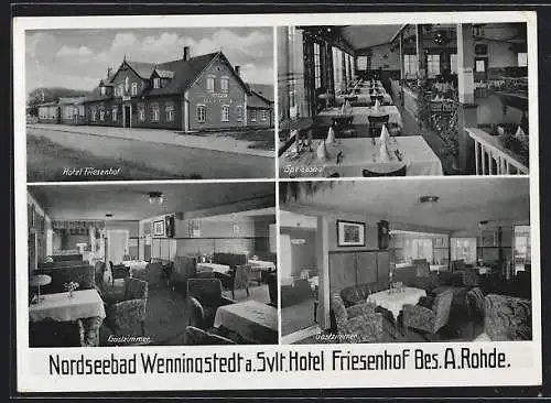 AK Wenningstedt a. Sylt, Hotel Friesenhof von A. Rohde