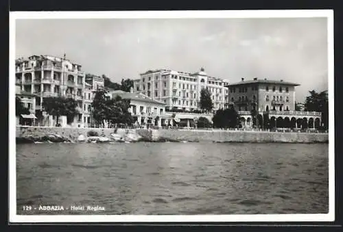 AK Abbazia, Blick auf das Hotel Regina