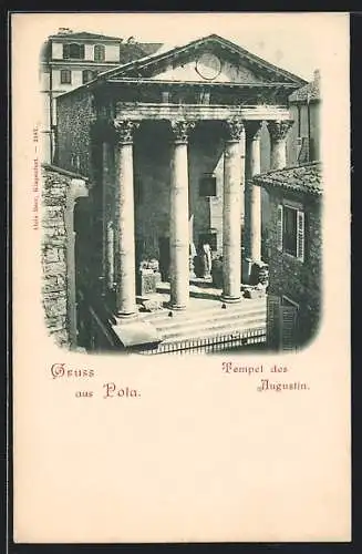 AK Pola, Tempel des Augustin