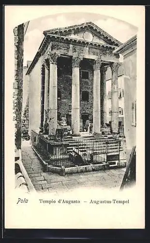 AK Pola, Der Augustus-Tempel