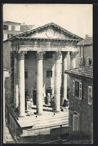 AK Pola, Tempel des Augustus, Tempio d`Augusto
