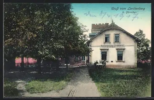 AK Lerchenberg b. Börnchen, Gasthaus und Restauration Lerchenberg