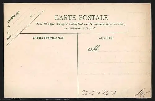 AK La Route libre?!!..., Teilnehmern an einem Autorennen wird durch ein Dorffest der Weg versperrt, De Dion Bouton