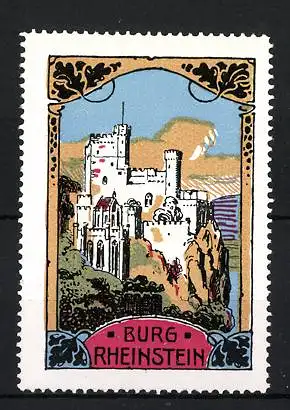 Reklamemarke Trechtingshausen, Burg Rheinstein