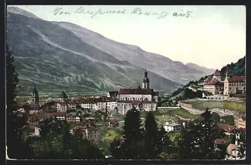 AK Chur, Ortsansicht aus der Vogelschau