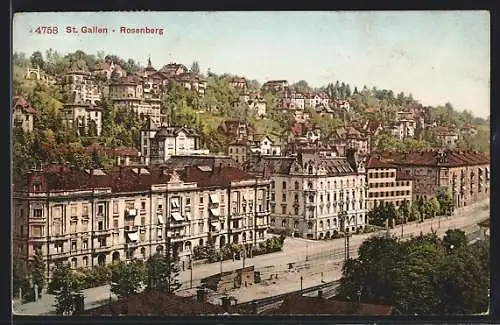 AK St. Gallen-Rosenberg, Teilansicht