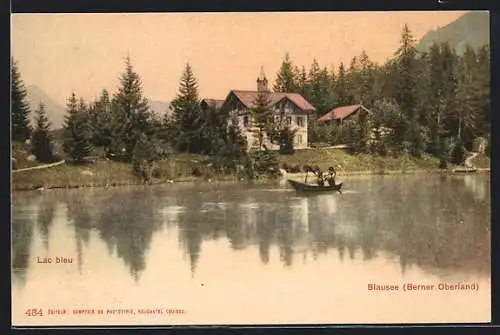 AK Blausee /Berner Oberland, Blick auf den See