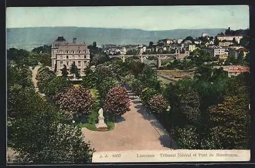 AK Lausanne, Tribunal Federal et Pont de Montbenon