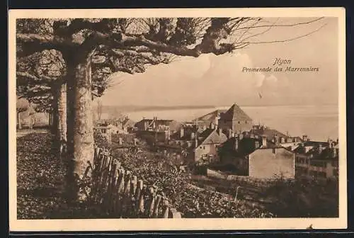 AK Nyon, Promenade des Marronniers