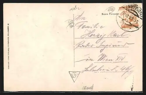 AK Wels, Sparkasse, Bank, Museum, Leute