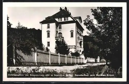 AK Breitenstein am Semmering, Gesellschaft vom weissen Kreuz
