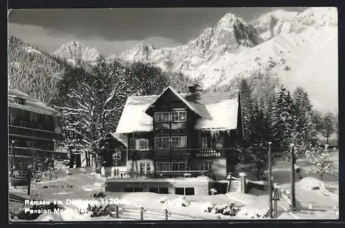 AK Ramsau am Dachstein, Pension Meyrhofer im Schnee