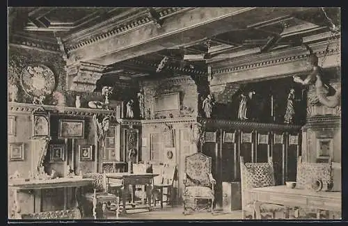 AK Unternberg /Lungau, Schloss Moosham, Renaissance-Zimmer, Innenansicht
