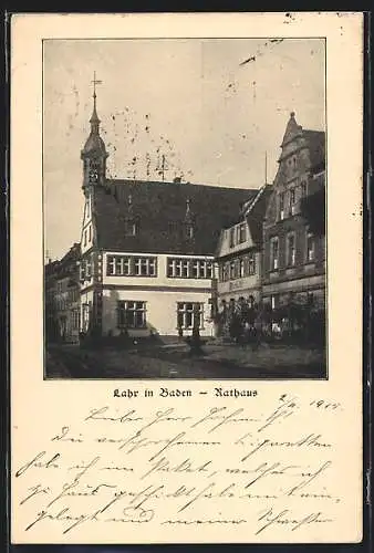 AK Lahr in Baden, Rathaus