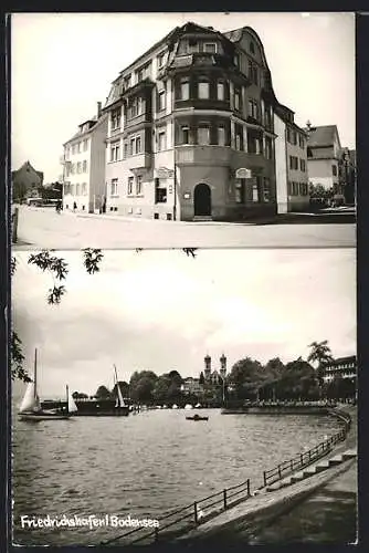 AK Friedrichshafen /Bodensee, Gasthof Kleiner Berg und See, Moltkestrasse 20