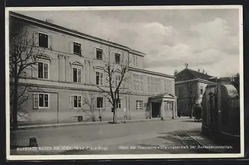 AK Baden bei Wien, Kaiser-Franz-Ring, Heim der Krankenversicherungsanstalt der Bundesangestellten