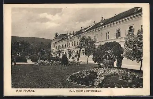 AK Bad Fischau, K. k. Militär-Unterrealschule