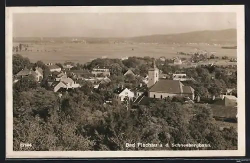 AK Bad Fischau a. d. Schneebergbahn, Ortspanorama