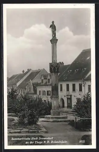 AK Drosendorf an der Thaya, Rolandsäule