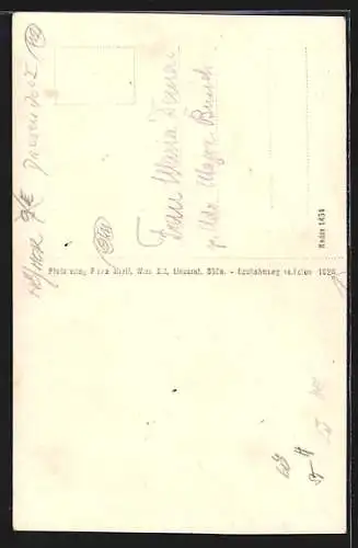 AK Drosendorf, Ortsansicht aus der Vogelschau