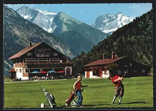 AK Oberstdorf, Cafe Gebrgoibe am Golfplatz
