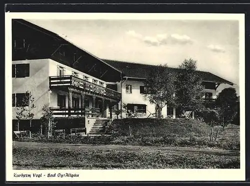 AK Bad Oy / Allgäu, Hotel-Kurhheim Vogl