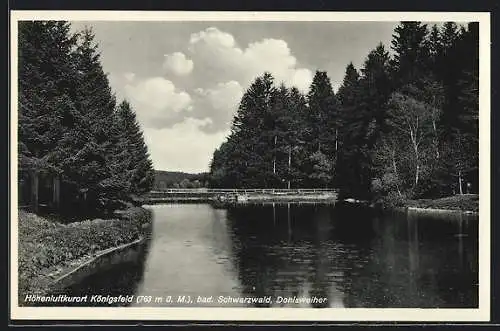 AK Königsfeld i. Schw., Idyll am Donisweiher