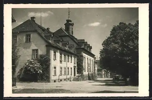 AK Königsfeld i. Schw., Strassenpartie bei der Kirche
