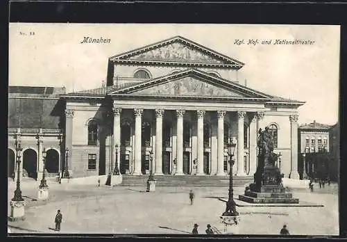 AK München, Kgl. Hof- und Nationaltheater