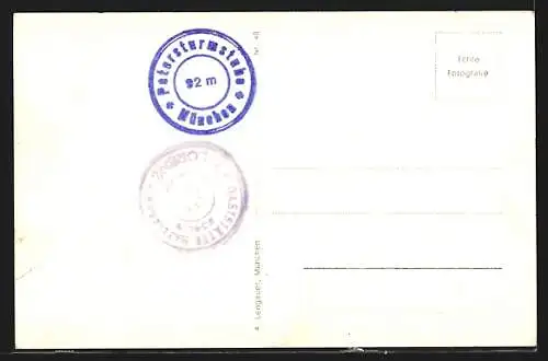 AK München, Turmstube der Peterskirche