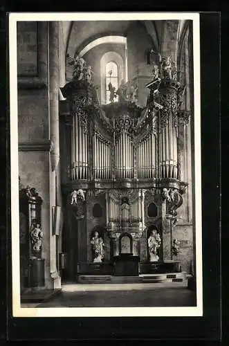 AK Heiligenkreuz /N. D., Orgel der Stiftskirche