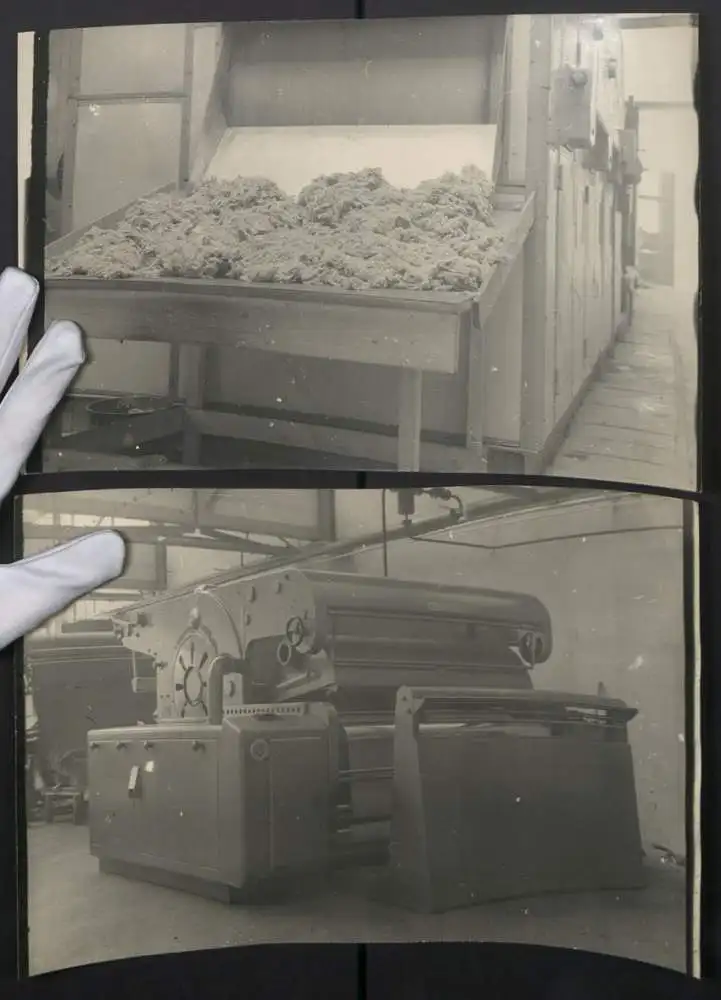 38 Fotografien Frohs, Reichenbach, Ansicht Reichenbach / Vogtland, VEB Textilveredelungswerke Am Markt 5, mit Negativen 6