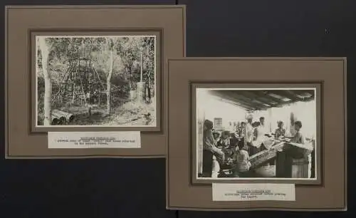 9 Fotografien J. K. Das, Calcutta, Ansicht Bihar / Indien, Chatturam Horilram Ltd. Glimmer / Mica Bergbau & Minen Firma