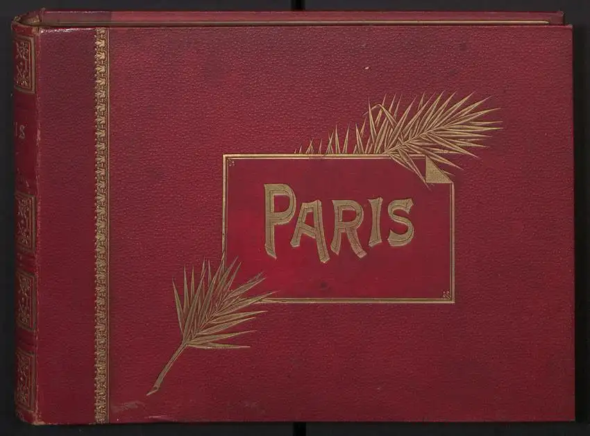 Fotoalbum mit 24 Fotografien, Ansicht Paris, Saint-Gervais, Louvre, Rue de Rivoli, Avenue de la Opera, Place Vendome u.a 14