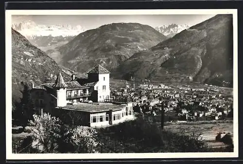 AK Gries-Bozen, Reichrieglerhof und Ortsansicht