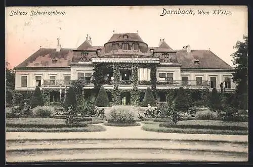 AK Wien-Dornbach, Schloss Schwarzenberg