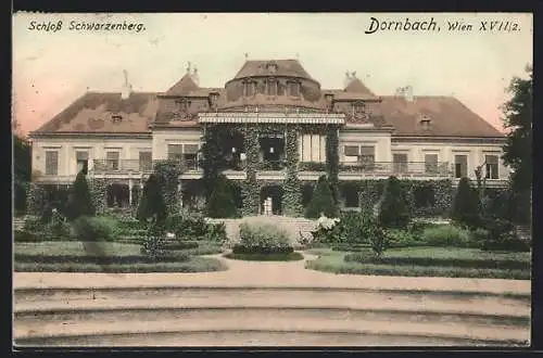 AK Wien-Dornbach, Schloss Schwarzenberg