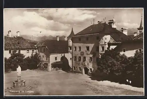 AK Tamsweg im Lungau, Ortsansicht mit Rathaus