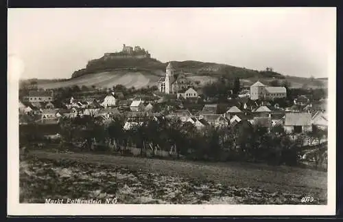 AK Falkenstein, Teilansicht mit Burg