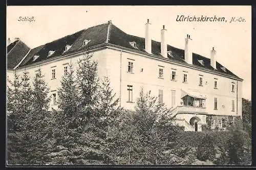 AK Ulrichskirchen /N.-Oe., Ansicht des Schlosses