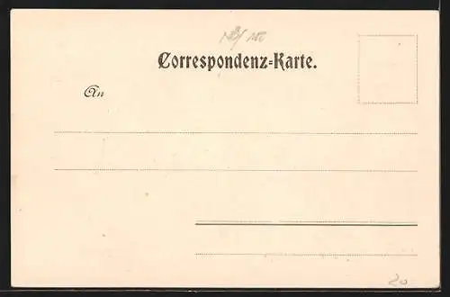 AK Wolkersdorf a. d. Staats-Bahn, Blick auf das Schloss