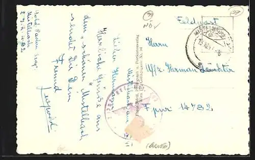 AK Mistelbach /N. D., Bezirkskrankenhaus mit Villenviertel