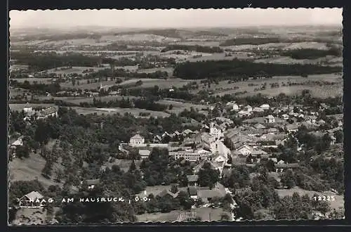 AK Haag am Hausruck /O.-Ö., Gesamtansicht vom Flugzeug aus