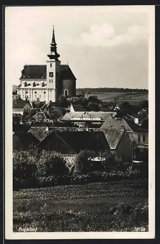 AK Poysdorf, Blick auf den Ort