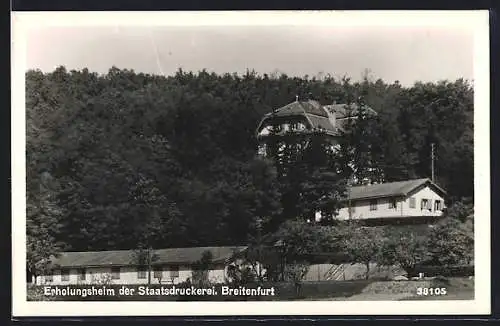 AK Breitenfurt, Das Erholungsheim der Staatsdruckerei