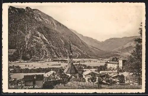 AK Golling an der Salzach, Die Kirche gegen Göll