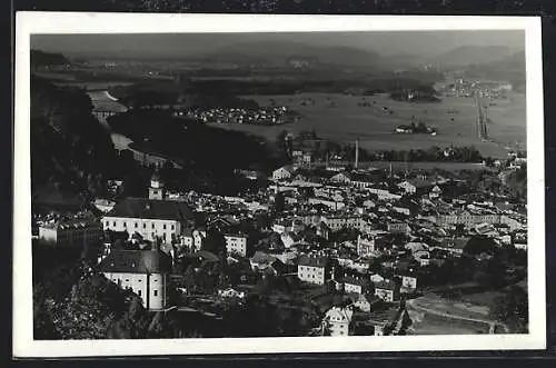 AK Hallein, Gesamtansicht aus der Vogelschau