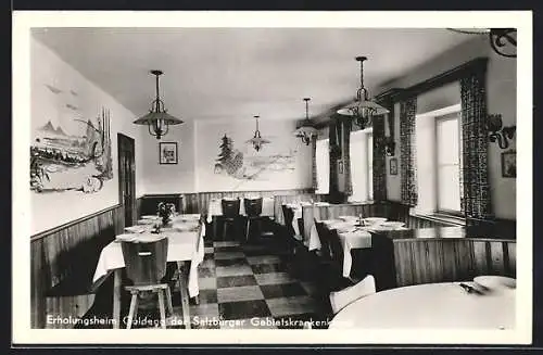 AK Goldegg im Pongau, Erholungsheim der Salzburger Gebietskrankenkasse, Innenansicht