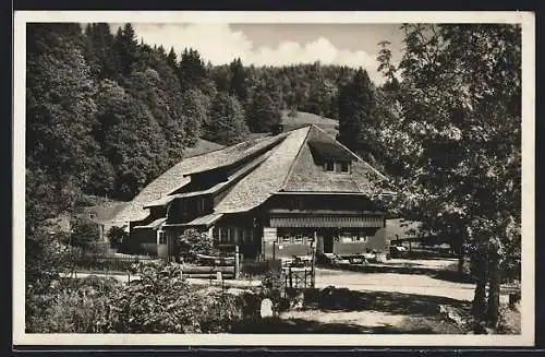 AK Belchen-Multen, Gasthof-Pension E. Herr mit Strasse