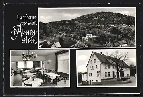 AK Vorderheubach /Odenwald, Gasthaus-Pension zum Almenstein Leo Ehret